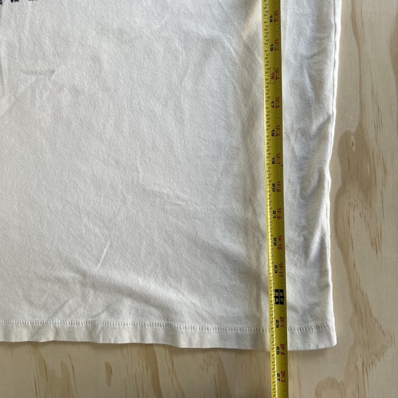 Y2K Abercrombie & Fitch Shirt Mens Large White A. Fitch Ath Dept Muscle Tee - Picture 6 of 7